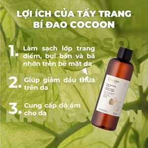 Tẩy trang Cocoon